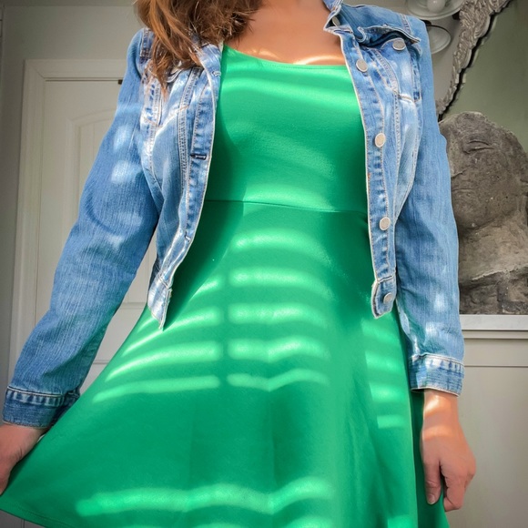 Dresses Y2k Green Empire Summer Dress Poshmark